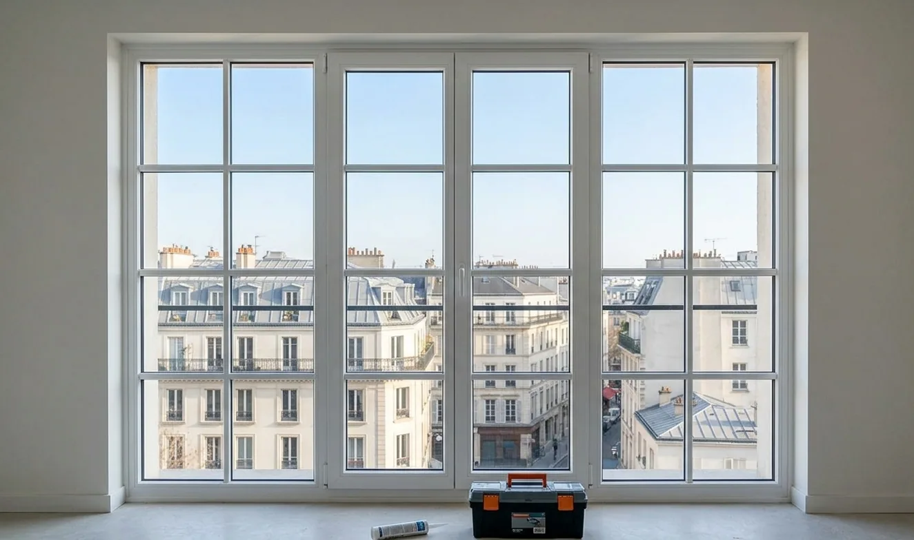 Vitrier / vitrerie à Clichy — après (chantier 1)