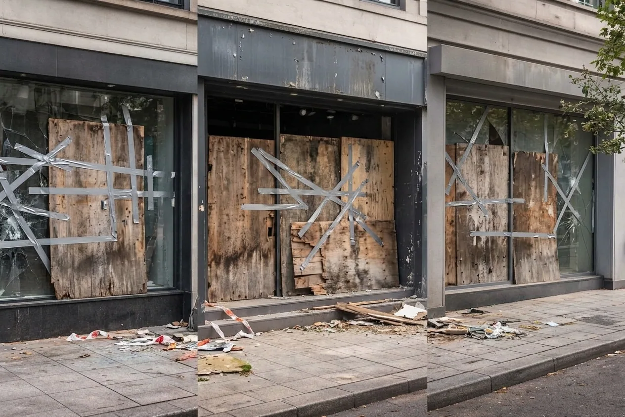 Vitrier / vitrerie à Clichy — avant (chantier 3)